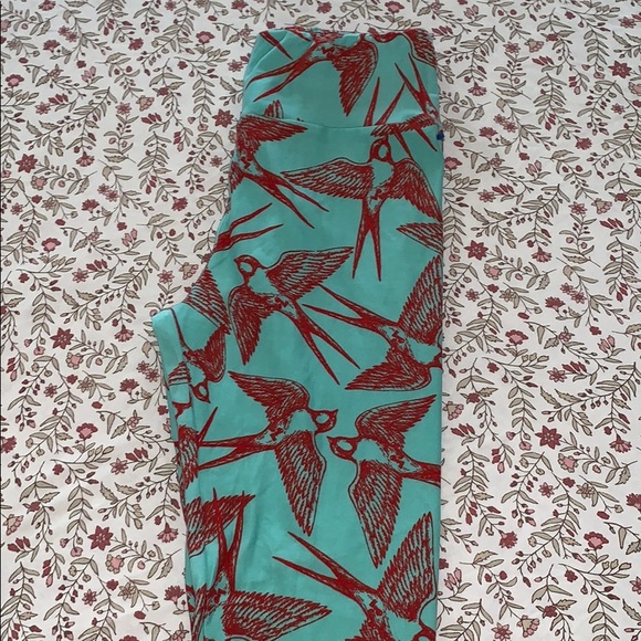 LulaRoe Scissor Sparrow Legging Major ๐ฆ OS NWOT - Picture 8 of 8